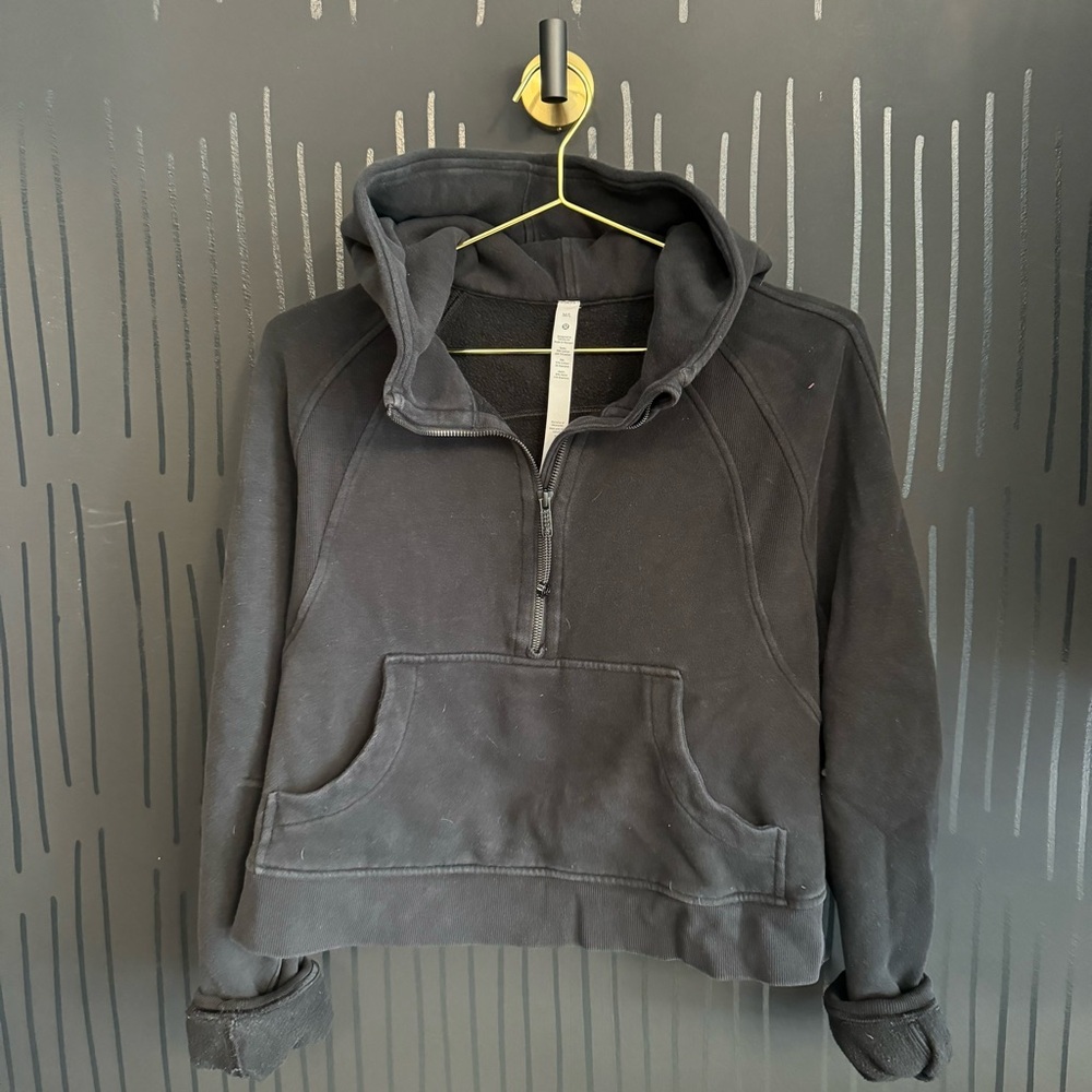 lululemon scuba 1/2 zip hoodie